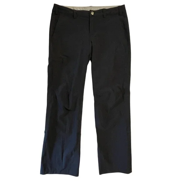 REI Co-op Women Size 8 Petite Black Hiking Pants Straight Leg Technical Trail - Picture 1 of 11